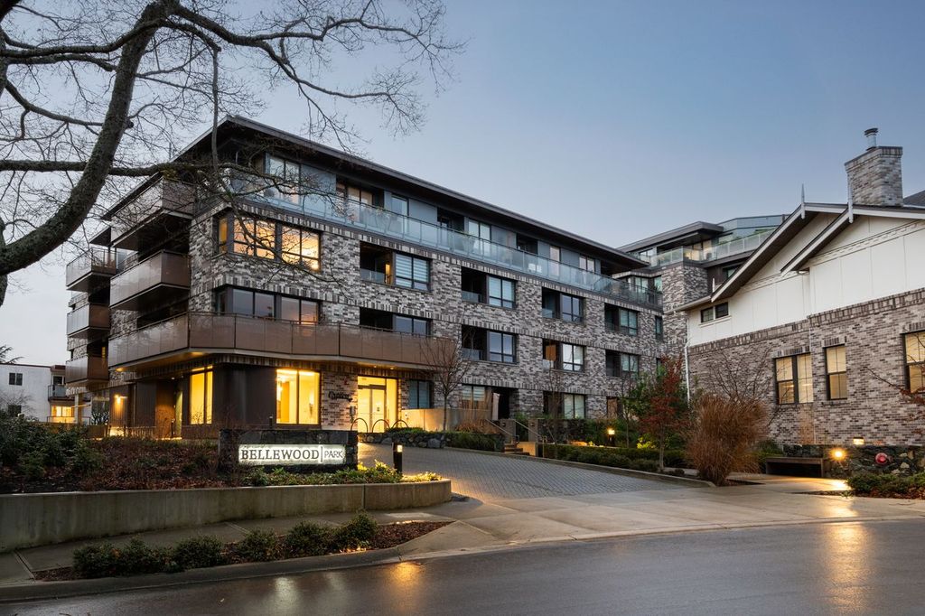 Bellewood Park residential development at twilight